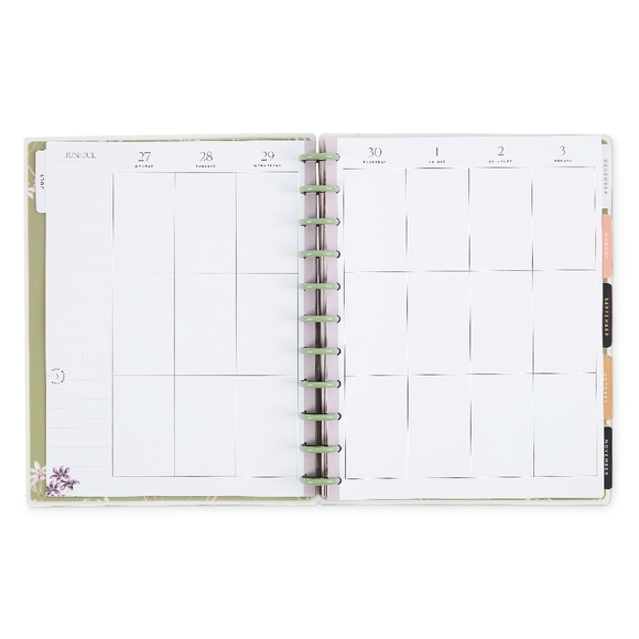 Happy Planner Big 18-Month Vertical Layout, Fresh Botanicals, July 22 to Dec 23 - Picture 10 of 15